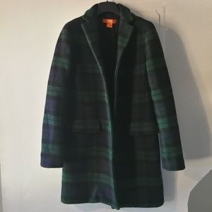 Joe Fresh Plaid Women Coat-XS size